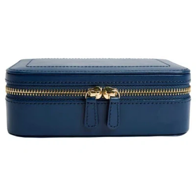 Wolf Sophia Travel Zip Case In Indigo