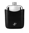 Wolf Stainless Steel Philipp Hip Flask In Black