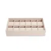 Wolf Vault 12 Piece Watch Tray Insert In Beige