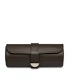 Wolf Vegan Earth Triple Watch Roll In Brown