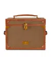 Wolf Vegan Leather Ida Trunk Jewellery Box In Green