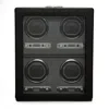 Wolf Viceroy 4pc Watch Winder In Black