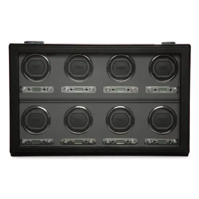 Wolf Viceroy 8pc Watch Winder In Black