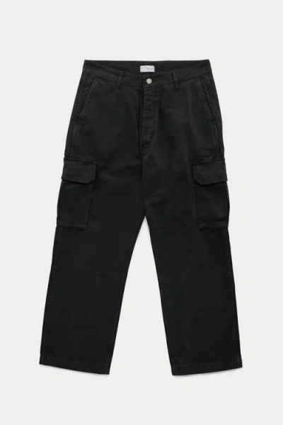 Wolf Vs. Goat (wvg) Cargo Pants In Black
