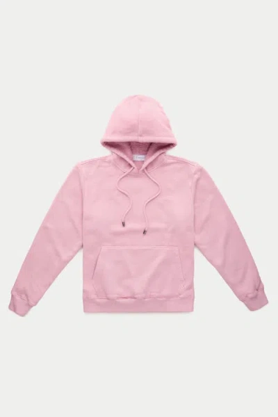 Wolf Vs. Goat (wvg) Cotton Fitted Hoodie In Pink