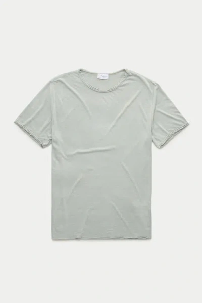Wolf Vs. Goat (wvg) Light Weight Short Sleeve Roll Neck T-shirt In Steel