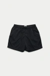 Wolf Vs. Goat (wvg) Swim Shorts 7inch Inseam In Black