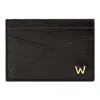 Wolf W Cardholder In Black
