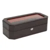 Wolf Windsor 5 Piece Watch Box In Brown
