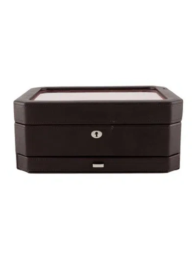 Pre-owned Wolf Windsor Watch Box In Brown
