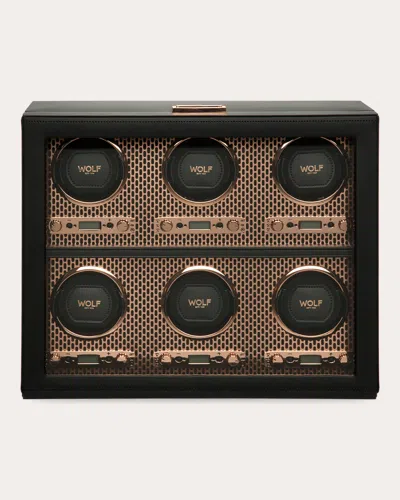 Wolf Women's Axis 6-piece Watch Winder In Black