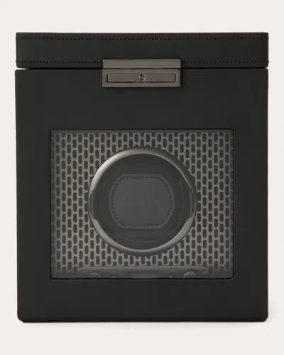 Wolf Women's Axis Single Watch Winder Storage Case In Black