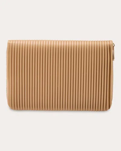 Wolf Women's Bella Pleated Jewelry Portfolio In Neutral