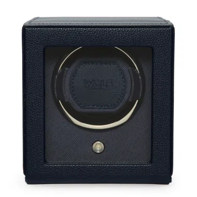Wolf Women's Blue Cub Single Watch Winder - Navy