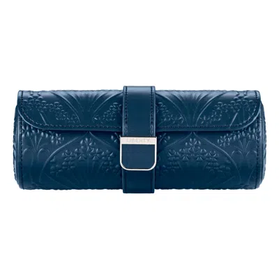 Wolf Women's Blue Liberty Triple Watch Roll - Navy