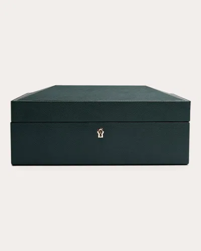 Wolf Women's British Racing 8-piece Watch Box In Green
