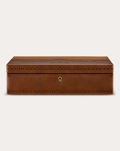 Wolf Women's Brogue 10-piece Watch Box In Brown