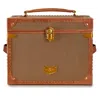 Wolf Vegan Leather Ida Trunk Jewellery Box In Brown