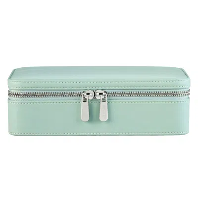 Wolf Women's Green Liberty Medium Jewellery Zip Case - Sage