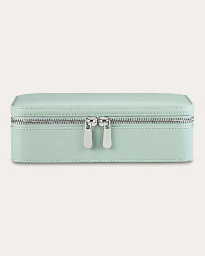 Wolf Women's Liberty Medium Zip Jewelry Case In Blue