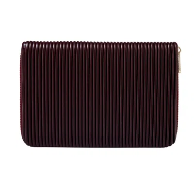 Wolf Women's Red Bella Jewellery Portfolio - Bordeaux