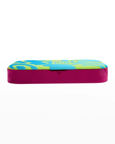 Wolf X Bea Bongiasca Medium Tray In Purple/blue/green