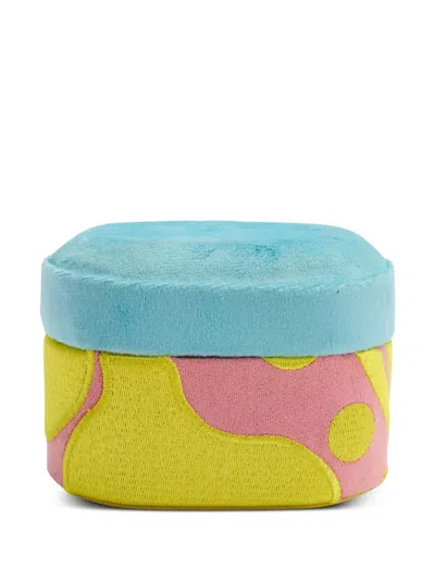 Wolf X Bea Bongiasca Textured Oval-shaped Storage Box In Multi