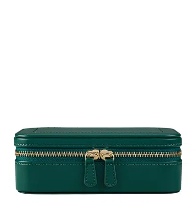 Wolf X Fiona Howard Sophia Jewellery Travel Case In Green