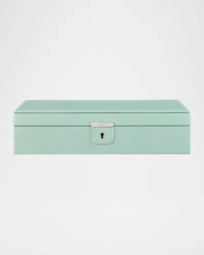 Wolf X Liberty Medium Jewelry Box In Blue