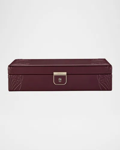 Wolf X Liberty Men & Apos;s Medium Jewelry Box In Burgundy