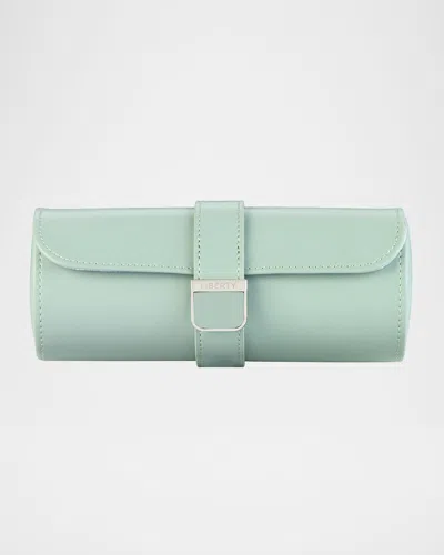 Wolf X Liberty Men & Apos;s Triple Watch Roll In Green