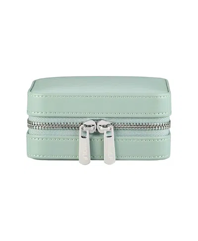 Wolf X Liberty Small Travel Zip Case In Green