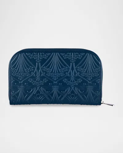 Wolf X Liberty Travel Jewelry Portfolio In Blue