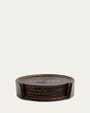 Wolf X Wm Brown 4-piece Coaster Set In Brown