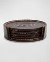 Wolf X Wm Brown 4-piece Coaster Set In Brown