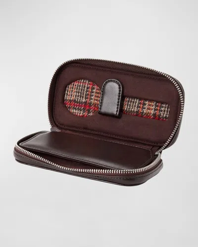 Wolf X Wm Brown Two-piece Watch Zip Case