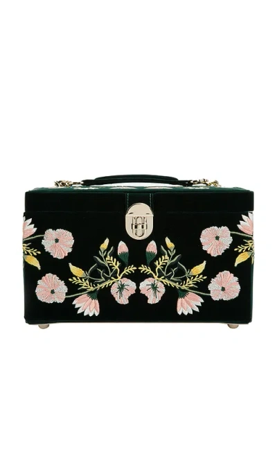 Wolf Zoe Medium Jewelry Box In Green