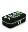 Wolf Zoe Travel Zip Case In Green
