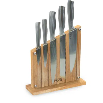Wolfgang Puck 6-piece Stainless Steel Knife Set In Silver