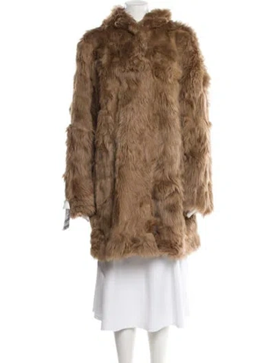 Pre-owned Wolfie Fur Fur Coat In Brown