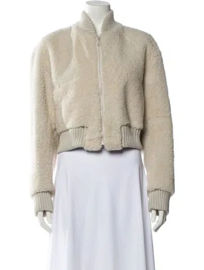 Pre-owned Wolfie Fur Jacket In Neutral