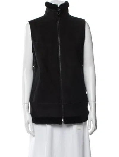 Pre-owned Wolfie Fur Shearling Fur Jacket In Black