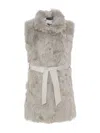 Wolfie Furs Women's Long Toscana Vest In Multi