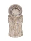 Wolfie Furs Women's Made For Generations Collection Toscana Shearling Vest In Natural