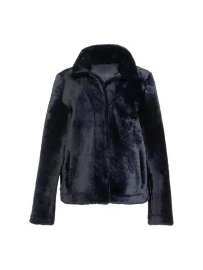 Wolfie Furs Women's Made For Generations Cropped Shearling Jacket In Black