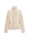 Wolfie Furs Women's Made For Generations Cropped Shearling Jacket In White