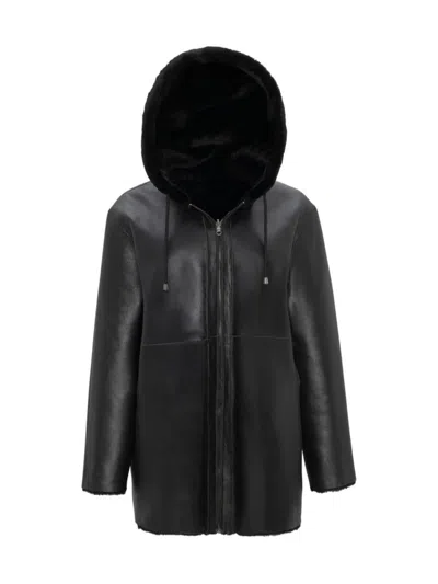 Wolfie Furs Women's Made For Generations Shearling Jacket In Black