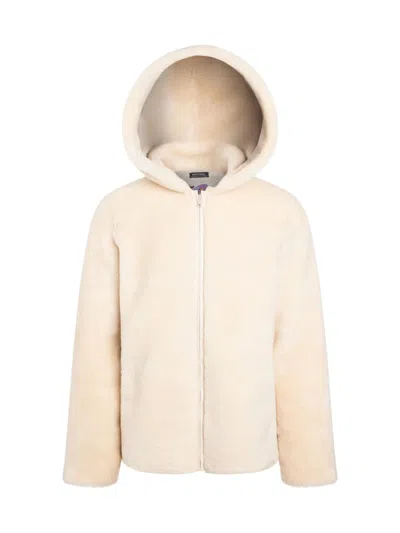 Wolfie Furs Women's Made For Generations Shearling Jacket In Neutral