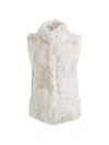Wolfie Furs Women's Made For Generations Toscana Shearling Vest In Gray