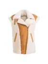 Wolfie Furs Women's Suede & Shearling Vest
